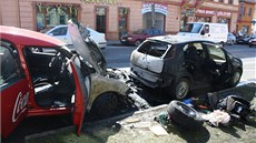 kodu na obou autech majitelé vyíslili na 280 tisíc korun. 