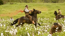 Christoph Waltz a Jamie Foxx ve filmu Nespoutaný Django