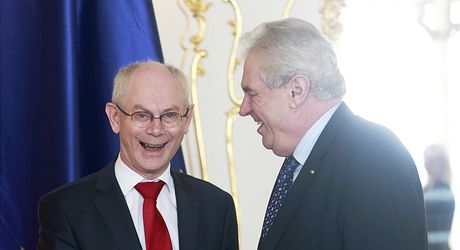 Prezident Milo Zeman se na Praském hrad setkal s pedsedou Evropské rady