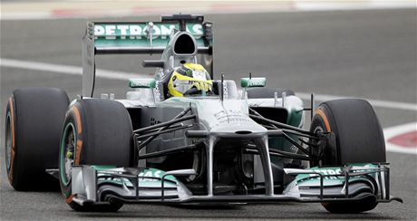 Nico Rosberg s vozem Mercedesu