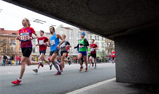 Momentak z lobského pardubického plmaratonu.