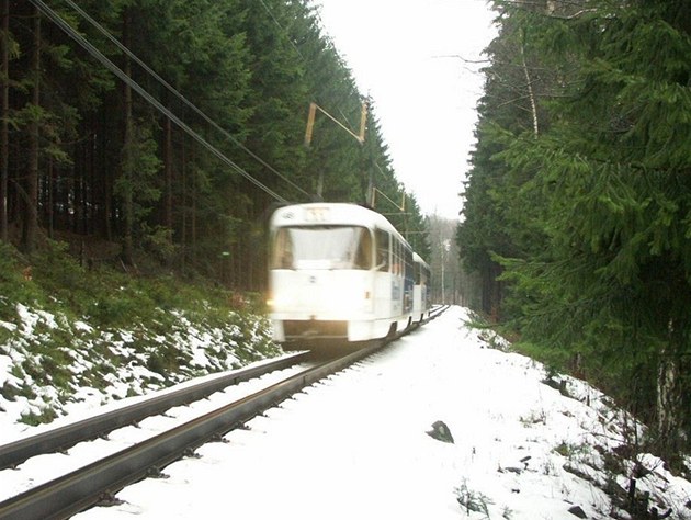 Mezimstská tramvajová linka LiberecJablonec