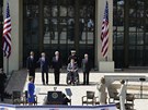 Slavnostního otevení Stediska bývalého prezidenta George W. Bushe se
