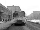 První z autobus M 11 nasazený v roce 1965 na lince . 134, která tehdy