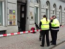 Výbuch v budov v Divadelní ulici