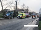 Traktor se s nákladním vozidlem stetl v pondlí odpoledne, nehoda si vyádala...