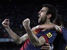SPASITEL. Barcelona porazila Levante 1:0 díky gólu Ceska Fábregase z 84. minuty.