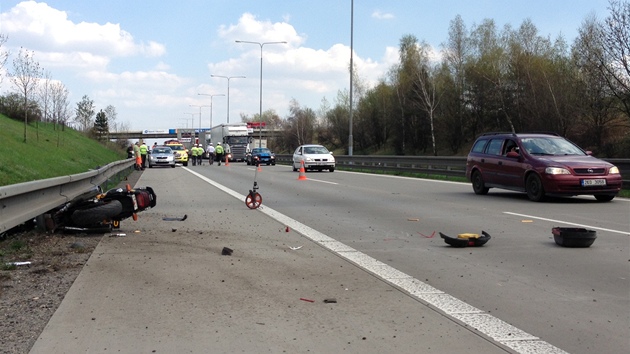 Smrteln nehoda motorke na Praskm okruhu (25.4.2013)