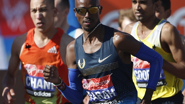 Londnsk maraton absolvoval i dvojnsobn olympijsk vtz Mo Farah.