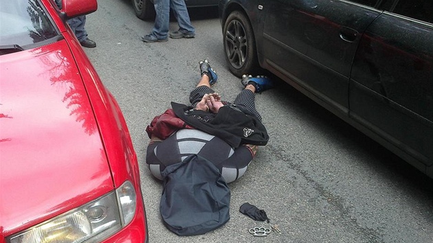 Zásahová jednotka zadržela hlavy gangu na silnici u Rytířska na Jihlavsku.