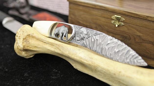 Alexandr Pospíšil některé ze svých unikátních nožů představil v pelhřimovském Muzeu rekordů a kuriozit. Tady budou vystavené po celou letošní sezonu.