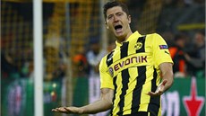 NEMÁTE NA M�. Suverénní výraz se rozhostil po tvá�i Roberta Lewandowského p�i...