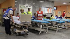 Praský záchranný systém reagoval na výbuch okamit. Fakultní nemocnice Motol...