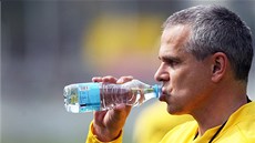 Spar�anský kou� Vít�zslav Lavi�ka na tréninku