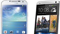 HTC One pat�í k hlavním rival�m Samsungu Galaxy S 4.