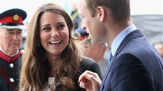 Thotná vévodkyn z Cambridge Catherine a její manel princ William (26. dubna...
