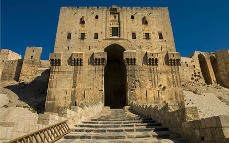 Citadela ve mst Aleppo slouí jako úkryt pro vojáky Baára Asada.
