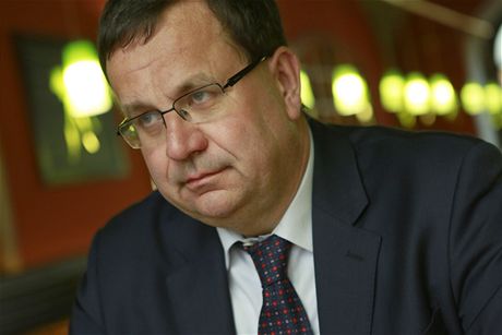 Ministr prmyslu a obchodu Jan Mládek