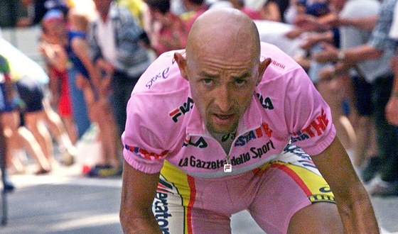 Italský cyklista Marco Pantani