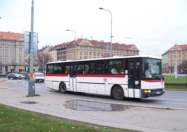 Speciální pruh pro autobusy pibude u Vítzného námstí.