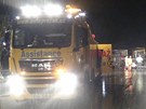 Nehoda kamionu blokovala skoro ti hodiny dálnici D1 u Hvzdonic na Beneovsku.