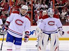 Montrealtí hokejisté zklamaní po prohe s Ottawou. V popedí Tomá Plekanec.
