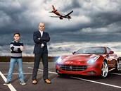 Karla Riku a jeho syna Marka jsme fotili u Ferrari FF, kter zapjila firma