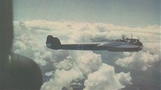 Nmecký bombardér Dornier Do 17Z na vzácném barevném snímku 