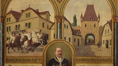 Takto smrt dragouna Jordána ztvárnil v roce 1903 malí� Josef Reiner na