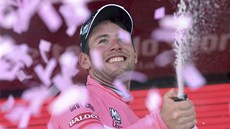 RَOVÉ TRIKO. Britský cyklista Mark Cavendish si uívá triumfu v úvodní etpa