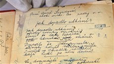 Ukázka z archivních dokumentů získaných z pozůstalosti Jaromíra a Dolores