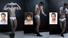 Bývalí finalisté sout�e Mu� roku Miroslav Kolenyak, Michal Gajdo�ech a Adam
