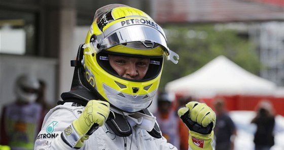 ZÍSKAL POLE POSITION. Kvalifikaci Velké ceny panlska ovládl Nico Rosberg.