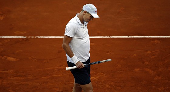 ZKLAMÁNÍ. Tomá Berdych nestail v semifinále turnaje v Madridu na výcara