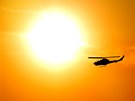 Pátení západ slunce. Vrtulníky se slétají na královéhradecké letit. V sobotu...