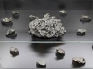 Fragmenty kovového meteoritu Sikhote-Alin