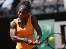 Americká tenistka Serena Williamsová v ímském finále.
