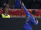 Fernando Torres z Chelsea se raduje z gólu proti Benfice.