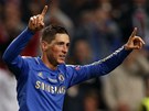 Fernando Torres z Chelsea se raduje z gólu proti Benfice.