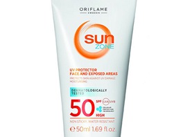 Pleov opalovac krm Sun Zone s UV filtrem 50, Oriflame, 259 korun