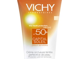 Tnovan ochrann krm Capitail Soleil s UV filtem 50+, Vichy, 450 korun