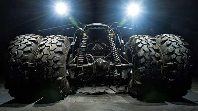 Batmanv koncept The Tumbler, postaven pro leton ronk zvodu Gumball 3000 z Kodan do Monaka