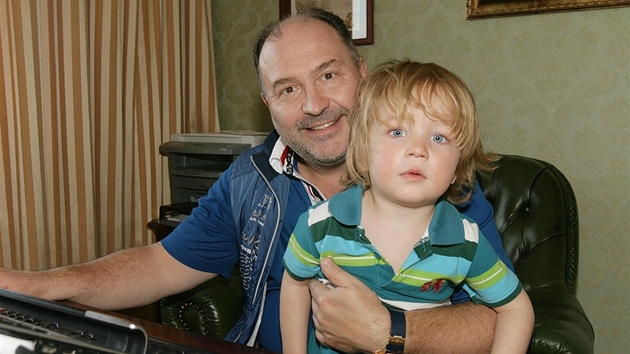 Michal David a jeho vnuk Sebastian