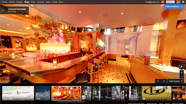 Restaurace a dal podniky se mohou zapojit do programu Business Photos (t Street View Indoors).