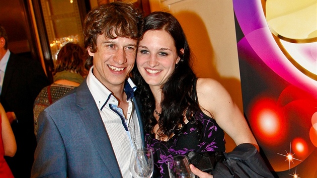 Martin Kraus s přítelkyní Klárou (Ceny TýTý, 27. dubna 2013)
