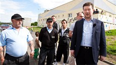 Tomio Okamura na náv�t�v� Chanova.