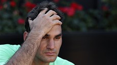 ACH JO. Výraz poraeného finalisty Rogera Federera je víc ne výmluvný.