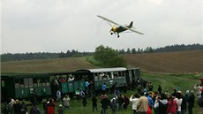 Jind�ichohradecké místní dráhy a Aeroklub Jind�ich�v Hradec zde uspo�ádali