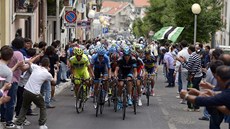Momentka ze sedmé etapy cyklistického závodu Giro d´Italia.