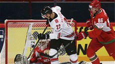 Momentka z utkání �výcarsko - B�lorusko